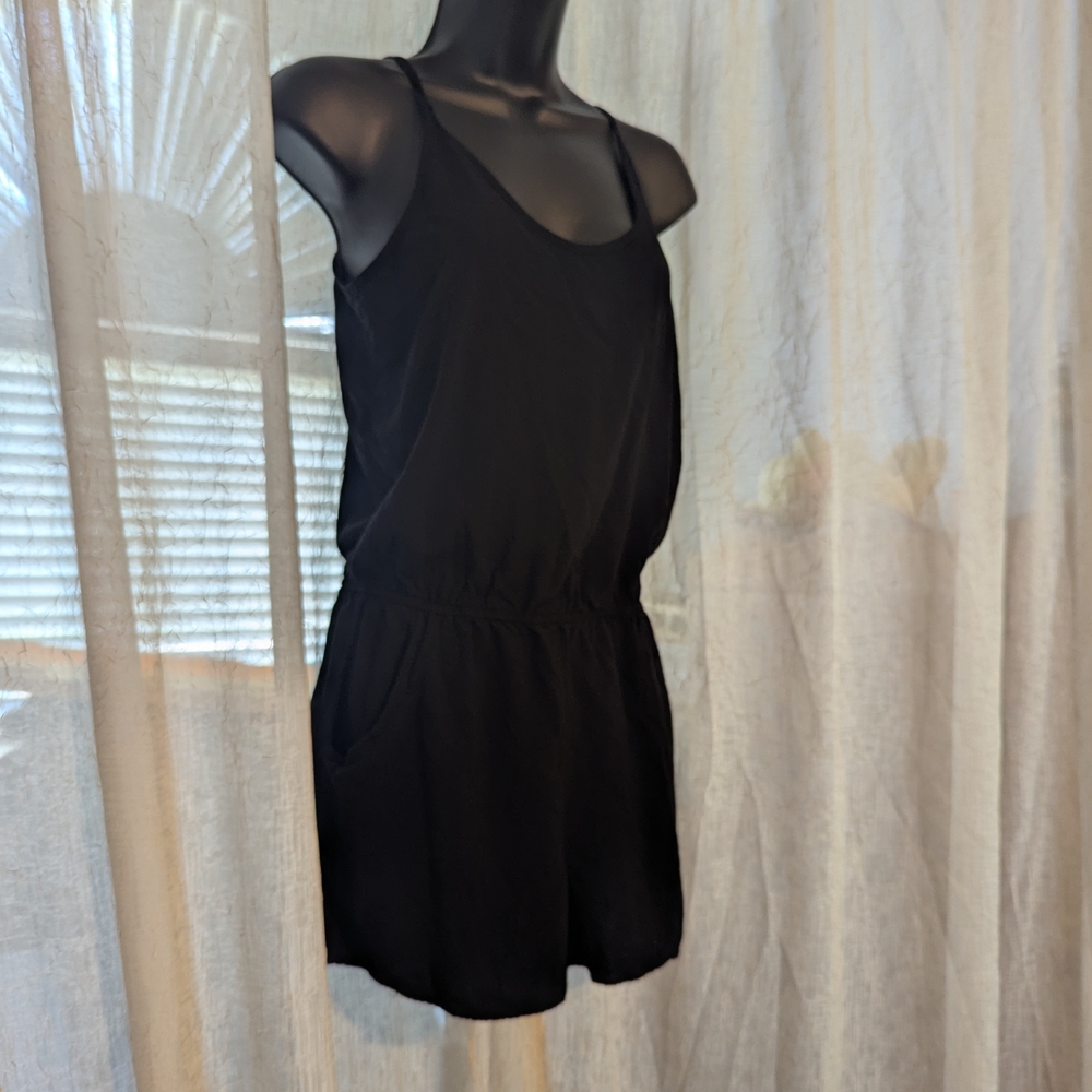 A. Byer Black Jumpsuit